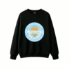 黑卫正 Argentina Sun of May Vintage Floral Emblem Tango Dancers Unisex Hooded Sweatshirt