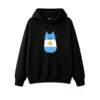Sudadera con capucha holgada y cómoda, con bolsillo delantero
