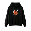 Happy New Year Whimsical Orange Winged Horse Digital Art Hoodie