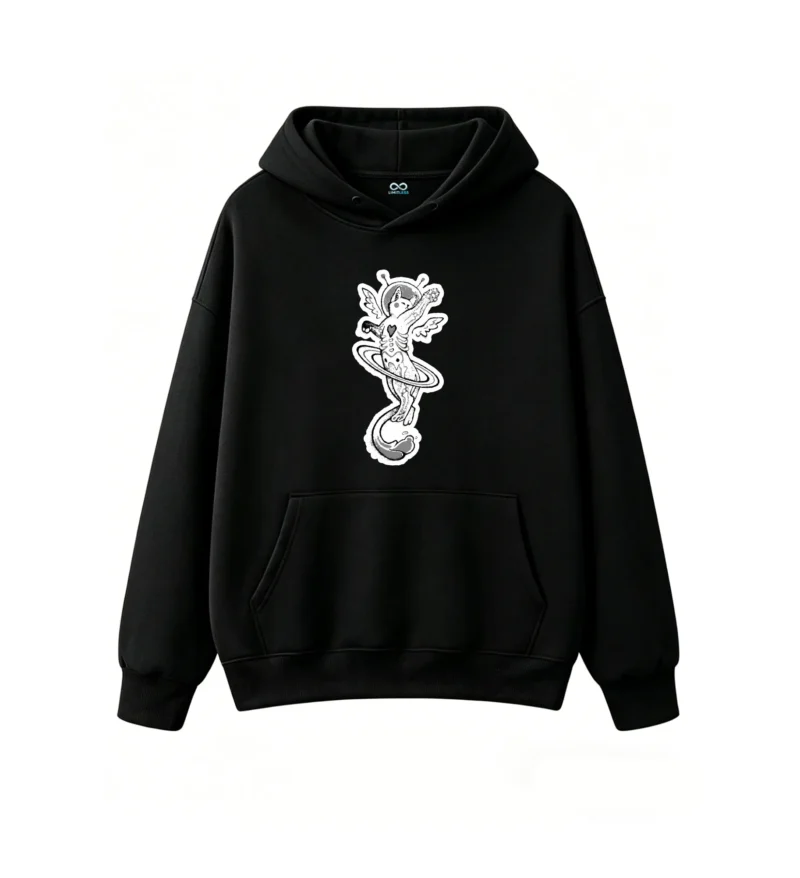 黑卫正 Cosmic Skeleton Astronaut Hoodie