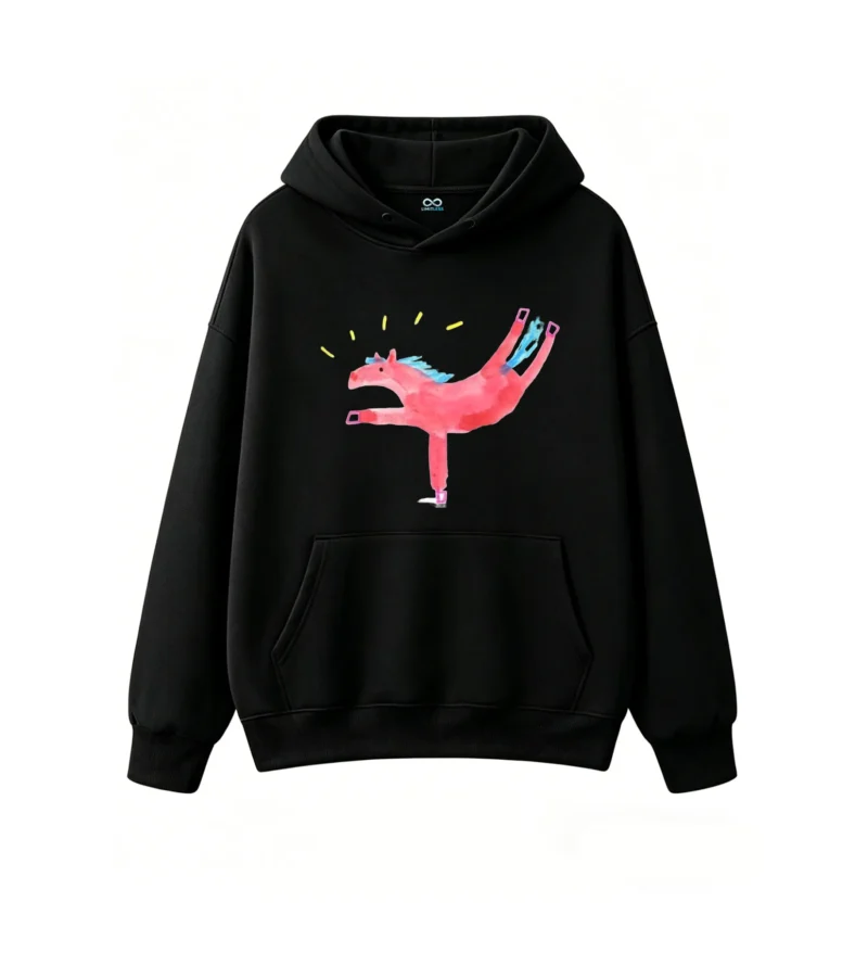 Sudadera unisex con capucha, forro de felpa suave y bolsillo delantero; prenda casual de estilo urbano para hombres y mujeres