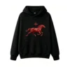 黑卫正 Cozy Unisex Hoodie Sweatshirt Premium Cotton Blend Pullover with Front Pocket