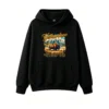 黑卫正 Yellowstone National Park Vintage Bison Graphic Hoodie