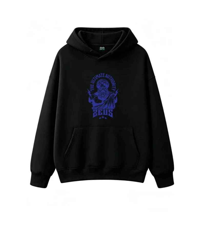 黑卫正 The Ultimate Authority Zeus Bust Hoodie