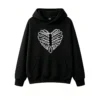 Sparkling Butterfly Sequin Design Hoodie