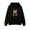 黑卫正 SLAY Horse with Red Boots & Star Graphic Hoodie Fun Cartoon Style Pullover Sweatshirt
