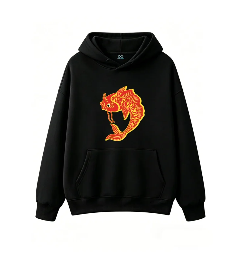 Koi Fish Graphic Hoodie