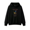 黑卫正 Happy Dog Hot Dog Dachshund Funny Cartoon Print Hoodie