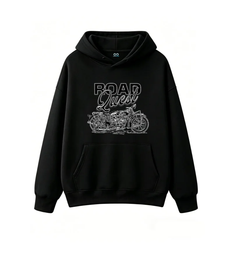 黑卫正 Unisex Oversized Hoodie for Men Women
