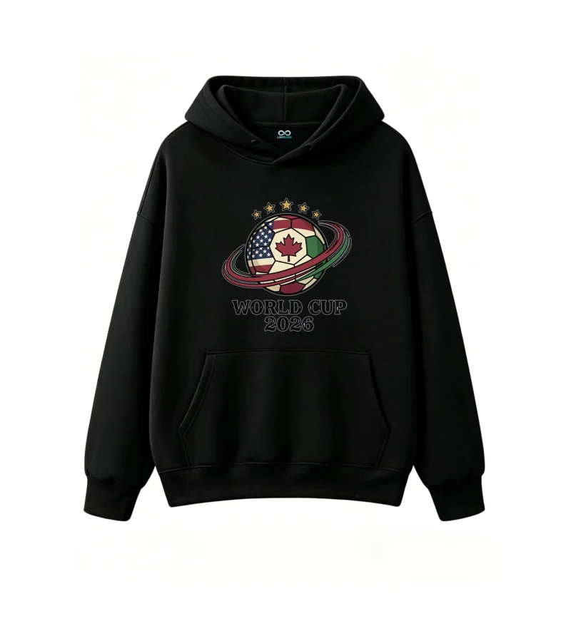 2026 FIFA World Cup USA Mexico Canada Tri-Nation Graphic Hoodie