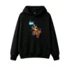 黑卫正 Casual Unisex Pullover Sweatshirt, Soft Cotton Blend, Funny Comic Style Print for Kids Adults - Perfect Gift for Football Fans, Independence Day, or Sports Enthusiasts