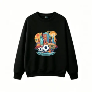 USA Landmarks Collage Hoodie