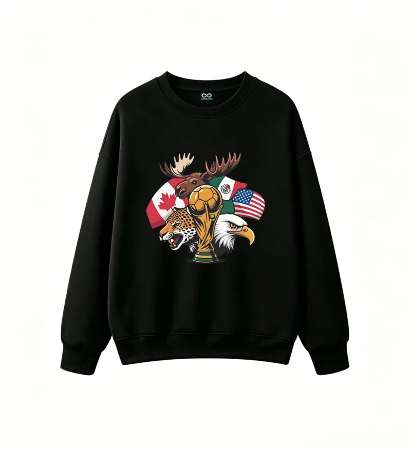 黑卫正 International Soccer North America Team Graphic Hoodie
