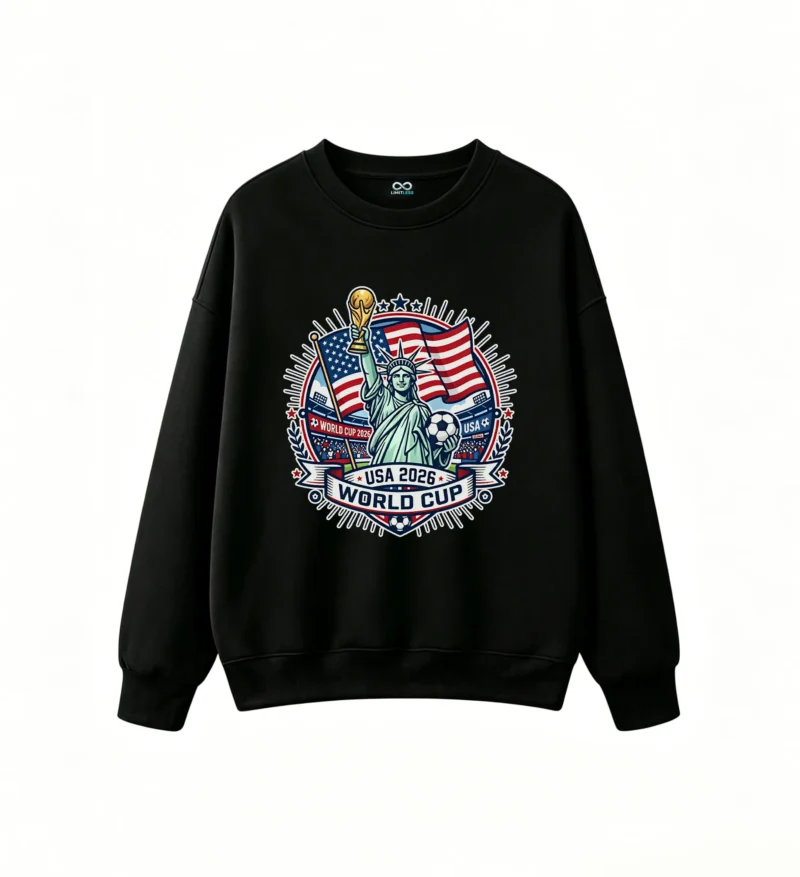 黑卫正 Oversized Unisex Hoodless Sweatshirt