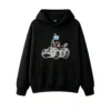 Argentine Flag Celebration Cutout Design - Premium Cotton Blend Men's Hoodie, Soft Fleece Lined Pullover Sweatshirt for Auto Enthusiasts and Classic Car Fans