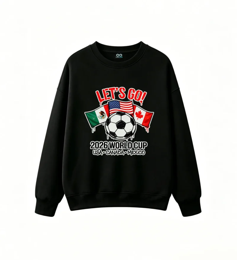 2026 World Cup Let's Go Grunge Unisex Hoodie