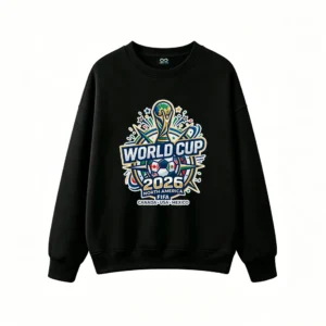 黑卫正 FIFA World Cup 2026 North America Official Logo Unisex Hoodie