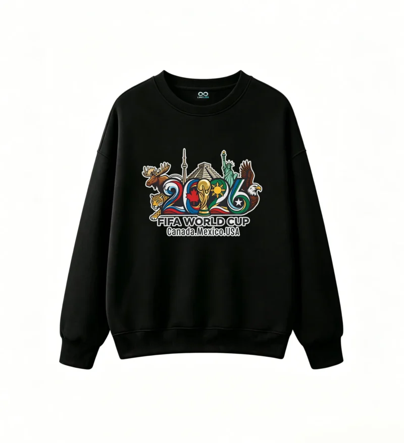 2026 FIFA World Cup Canada Mexico USA Moose Jaguar Eagle Unisex Hoodie