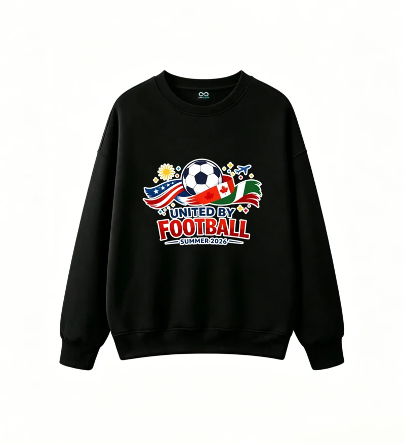 United By Football Summer 2026 - Venezuela Canada Zimbabwe Global Soccer Celebration Unisex Oversized Hoodie