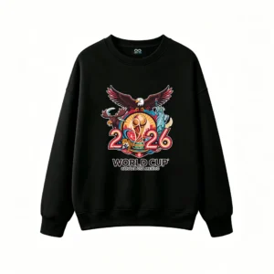 2026 FIFA World Cup Canada USA Mexico Official Graphic Hoodie