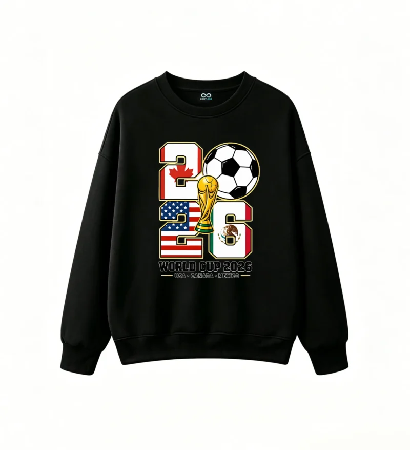 2026 FIFA World Cup Canada USA Mexico Host Nations Unisex Hoodie