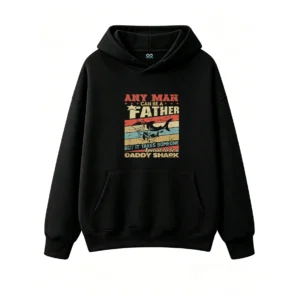 Daddy Shark Fatherhood Hoodie