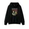 World's Okayest Dad Funny Cartoon Illustration Hoodie