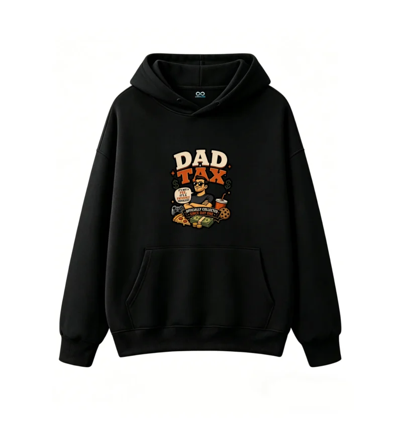 黑卫正 Dad Tax Funny Fatherhood Humor T-Shirt - It's Not A Fee It's A Fatherly Privilege