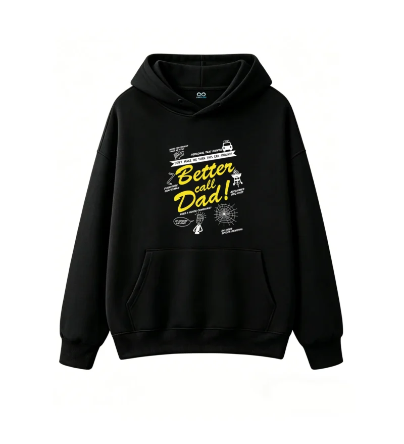 Better Call Dad Funny Graphic Hoodie