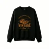 Vintage Dad Mostly Original Parts American Made Muscle Car Graphic Hoodie