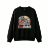 黑卫正 DadSaurus Retro T-Rex Dinosaur with Sunglasses Funny Novelty Graphic Sweatshirt
