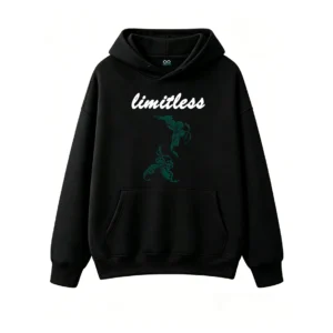 Art Nouveau Floral Teal Lily Hoodie