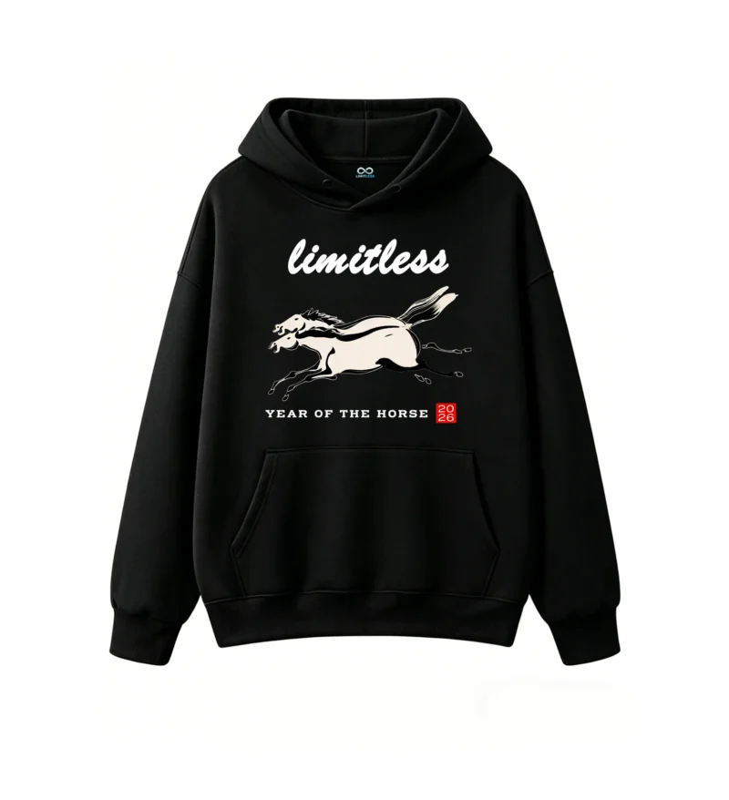 Year of the Horse 2026 Graphic Hoodie