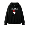 黑卫正 Stylized Crane Bird Red Sun Graphic Hoodie