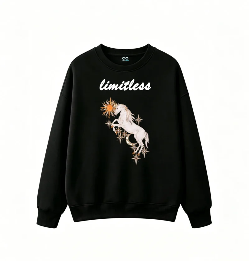 黑卫正 Chasing Light Pegasus, Limitless & Unrestrained Sweatshirt