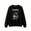 黑卫正 Ornate Bird and Blooming Flowers Hoodie