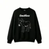 黑卫正 Dark Silhouette Donkey Profile - Unisex Hoodless Sweatshirt