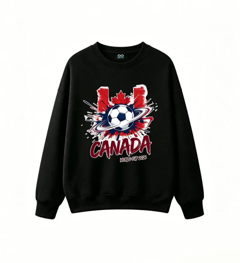 Canada Soccer World Cup 20XX Grunge Graphic Hoodie