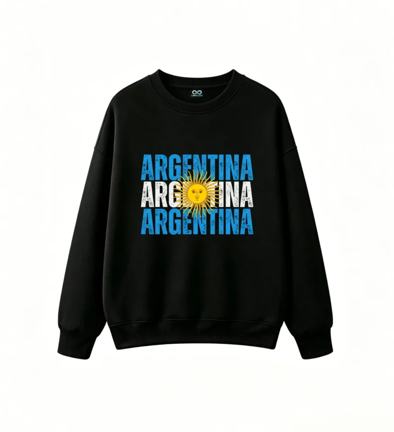 Argentina Sun of May Distressed Grunge Vintage T-Shirt