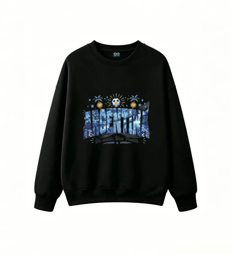 Argentina Soccer Un Dream A Passion Graphic Hoodie