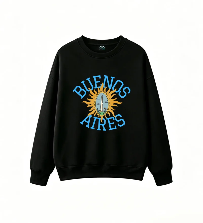 Buenos Aires Argentina Obelisk Sun of May Graphic Hoodie