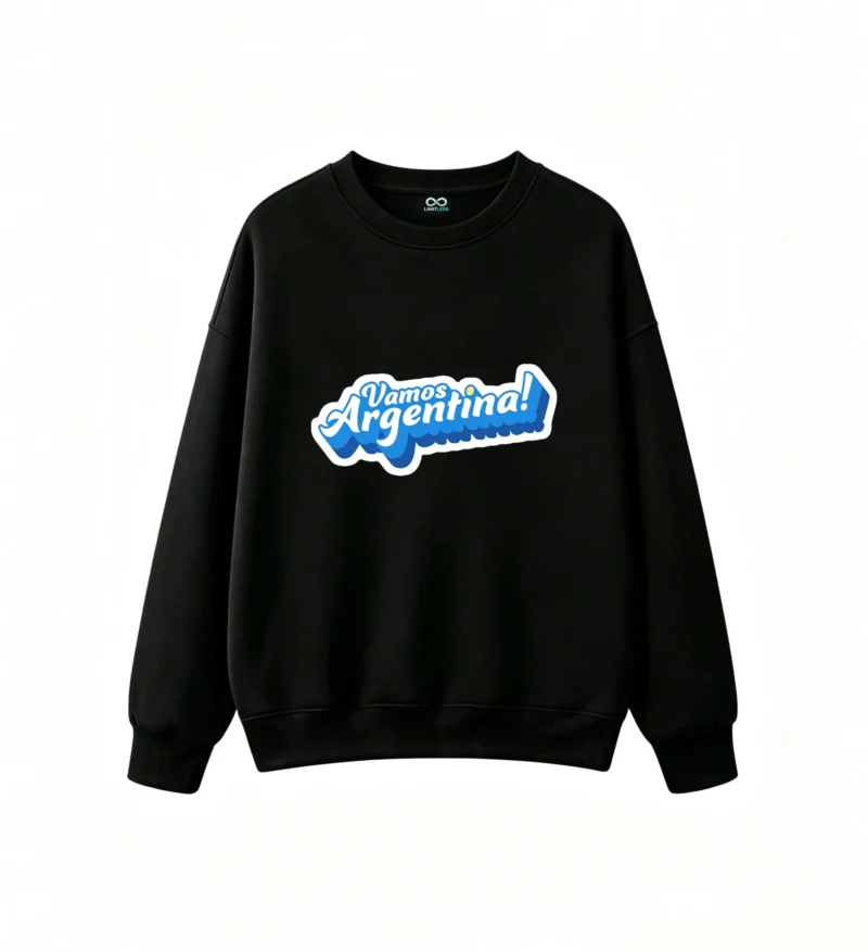 Vamos Argentina! - Men's & Women's No-Cap Hoodie, Stylish Blue Cloud