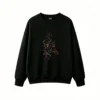 黑卫正 Abstract Graffiti Style Vibrant Colors Jagged Lines Dynamic Art Print Hoodie