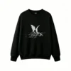 Abstract Dark Metallic Butterfly Art Hoodie