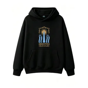Premium Cotton Blend Streetwear, Vintage Gold Blue Black Graphic Print, National Pride Pullover for Men Women, Perfect Gift for Travelers and Culture Lovers