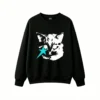Cozy Unisex Hoodless Sweatshirt Soft Fleece Crew Neck Pullover for Men and Women