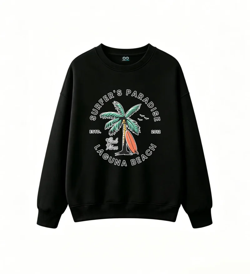 黑卫正 Surfer's Paradise Laguna Beach Unisex Hoodie
