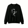 Black and White Dog Collage Graphic Hoodie