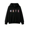 1 Buzo capucha BTS, doble estampado oversize unisex algodón