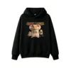 1 Buzo capucha hámster gym, estampado frontal oversize unisex